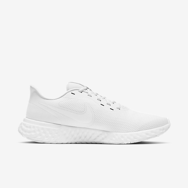 Giày Nike Revolution 5 Nam - Trắng Full